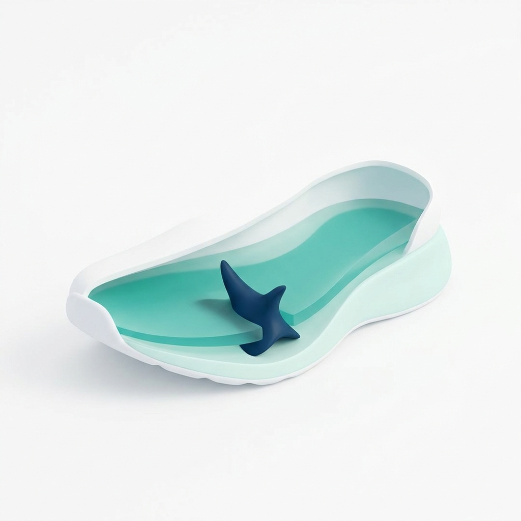 Thorn in shoe illustration